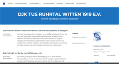 Desktop Screenshot of djk-ruhrtal-witten.de