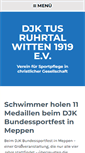 Mobile Screenshot of djk-ruhrtal-witten.de
